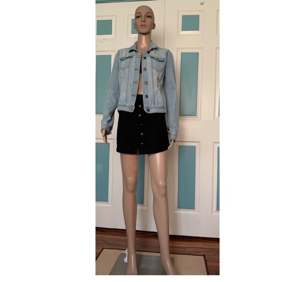 HWY Jeans Light Blue Denim Jean Jacket Size: Med - Picture 9 of 15